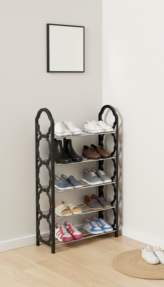 5 Layers Stock Non-Breakable Shoe Rack Shoe Shelf