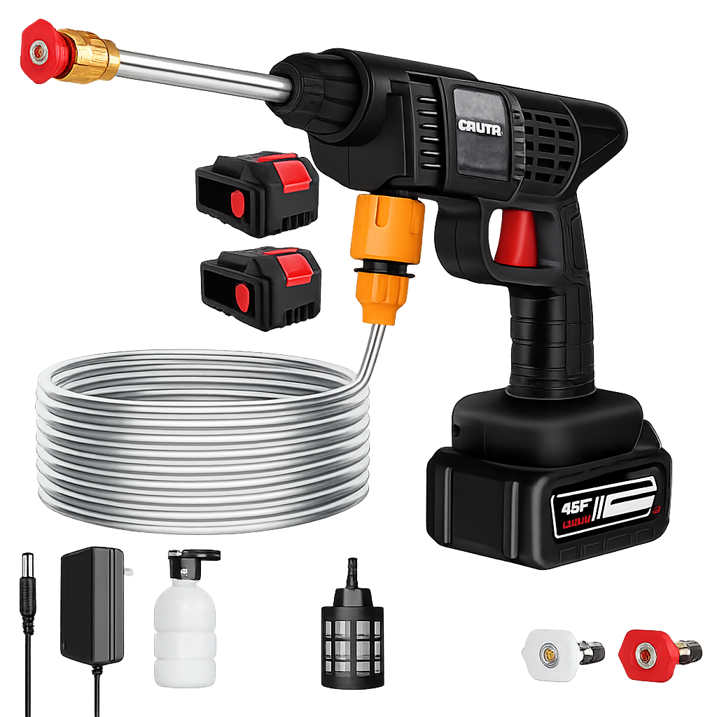 Rechargeable High Pressure Washer Car Gun Portable Pressure Washer Machine For Cleaning Wall, Floor, Solar Panel