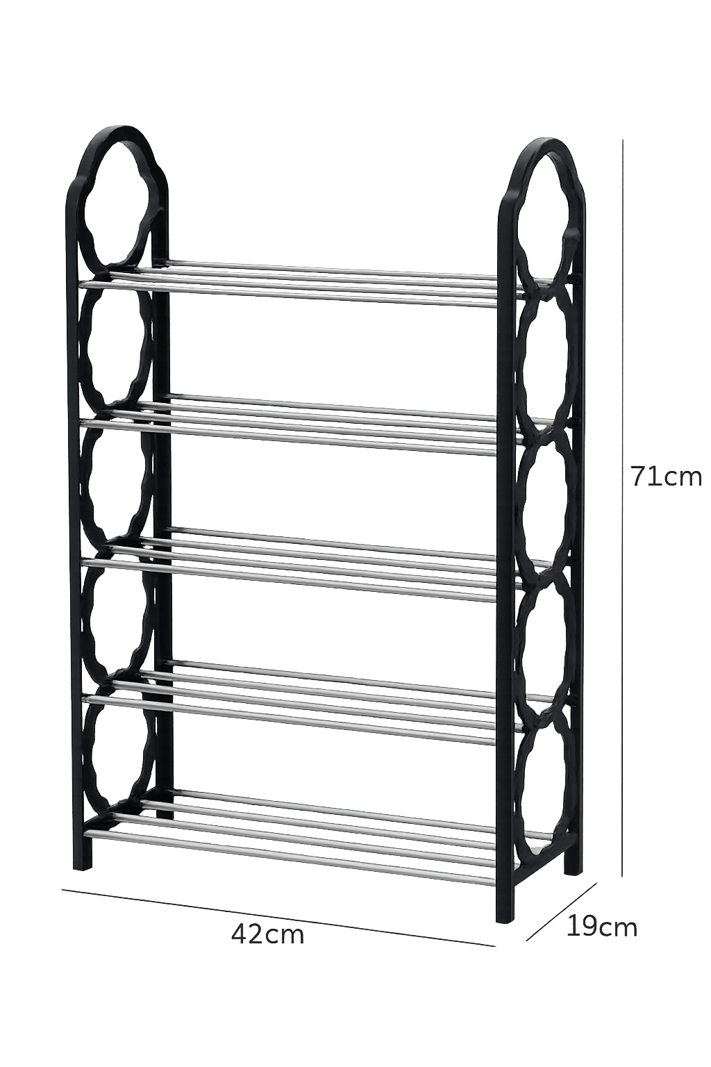 5 Layers Stock Non-Breakable Shoe Rack Shoe Shelf