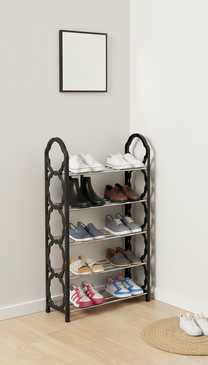 5 Layers Stock Non-Breakable Shoe Rack Shoe Shelf